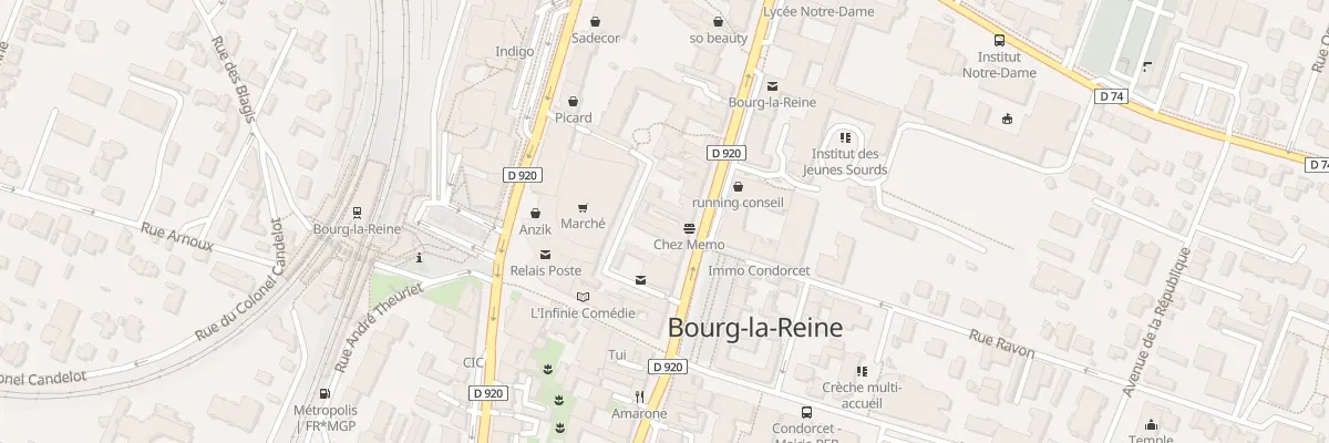 Plan du 94 Av du Général Leclerc à Bourg-la-Reine