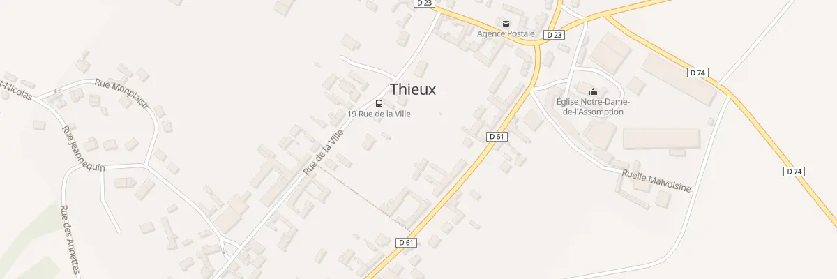 Plan du 29B Rue des Hayes à Thieux