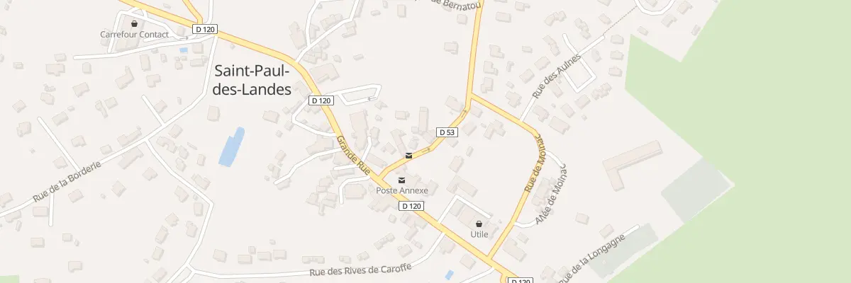 Plan du 5128 Le Bourg Est à Saint-Paul-des-Landes