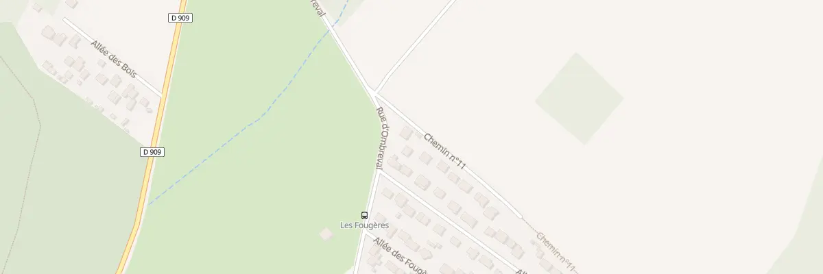 Plan du 152 Rue d’Ombreval à Domont