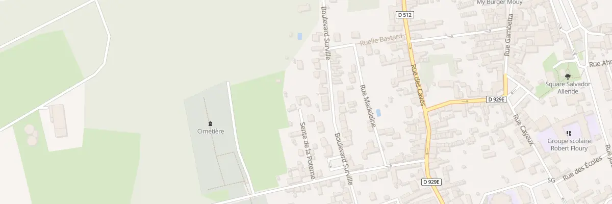 Plan du 14 Bd Surville à Mouy