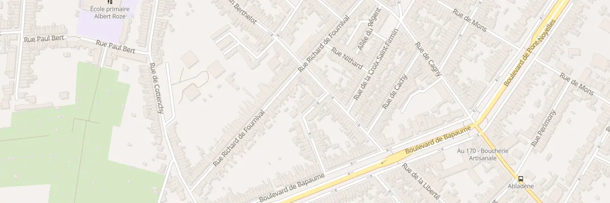 Plan du 8 Rue Victor Commont à Amiens