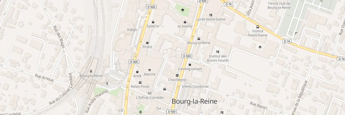 Plan du 88 Av du Général Leclerc à Bourg-la-Reine