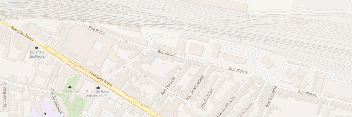 Plan du 118 Rue Riolan à Amiens