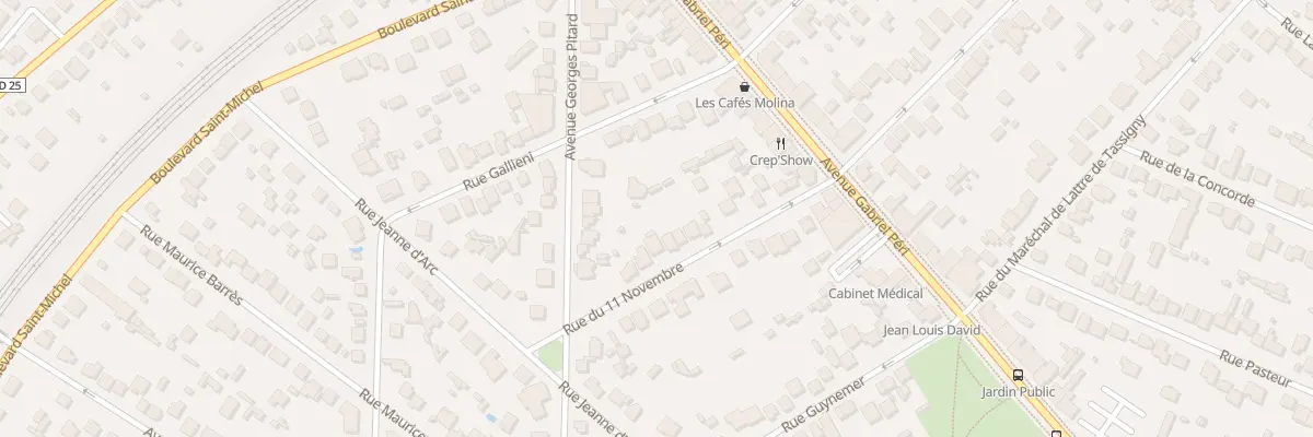 Plan du 24 Rue du 11 Novembre à Sainte-Geneviève-des-Bois