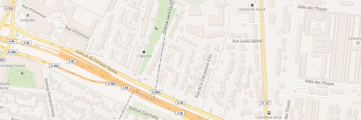 Plan du 25 Rue du Docteur Schweitzer à Fresnes