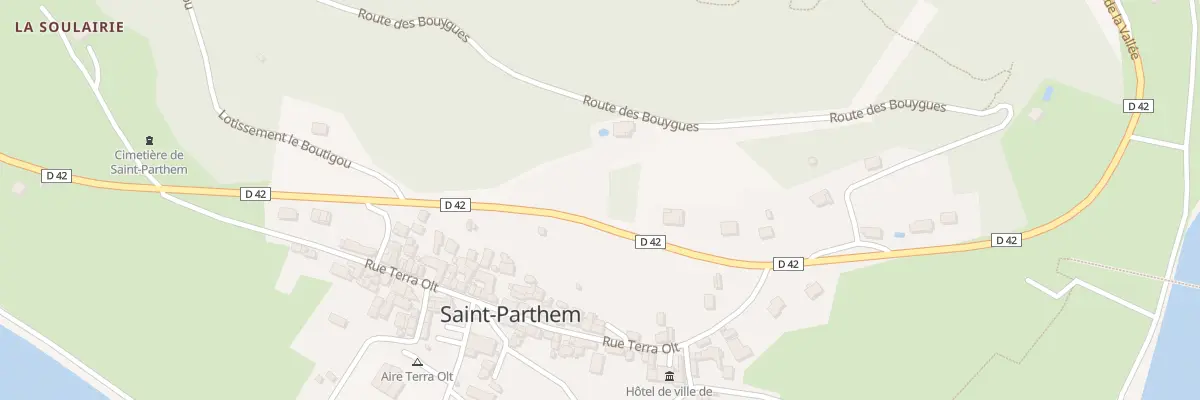 Plan du 5361 Saint Parthem à Saint-Parthem
