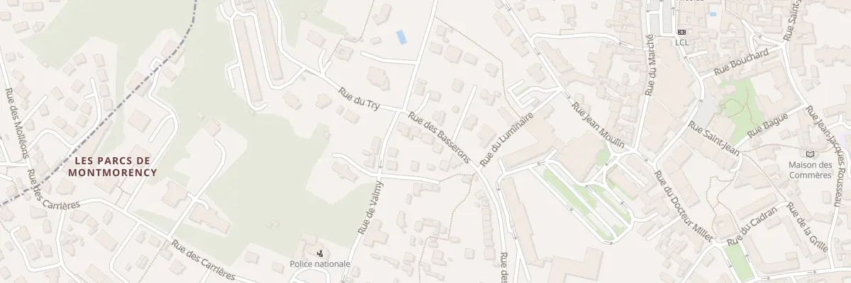 Plan du 10 Rue des Basserons à Montmorency