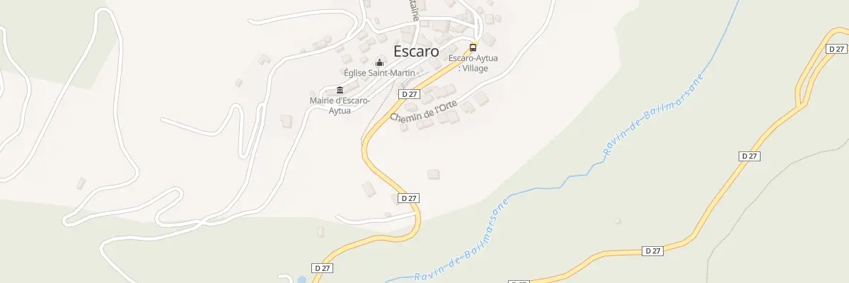 Plan du 9002F Escaró d’Availl à Escaro