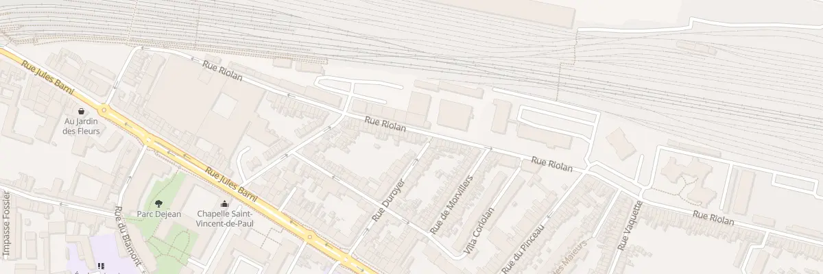 Plan du 120 Rue Riolan à Amiens