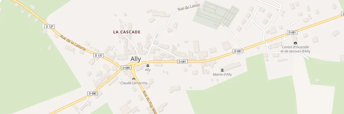 Plan du 5084 Rte de Mauriac à Ally