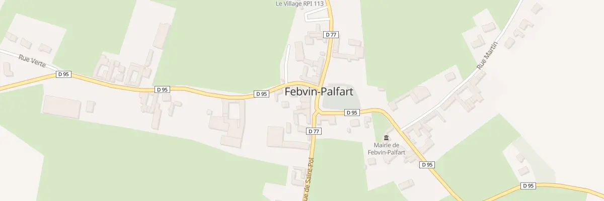 Plan du 4A Rue de Saint-pol à Febvin-Palfart