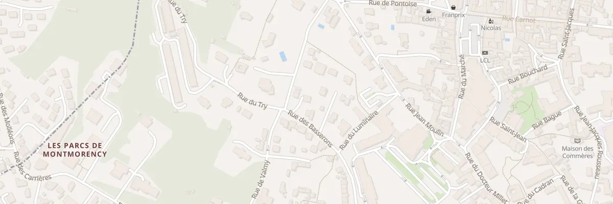 Plan du 9B Rue des Basserons à Montmorency