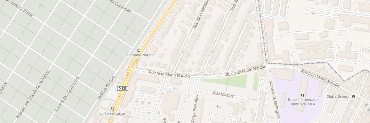 Plan du 4 Rue de la Rèsistance à Bagneux