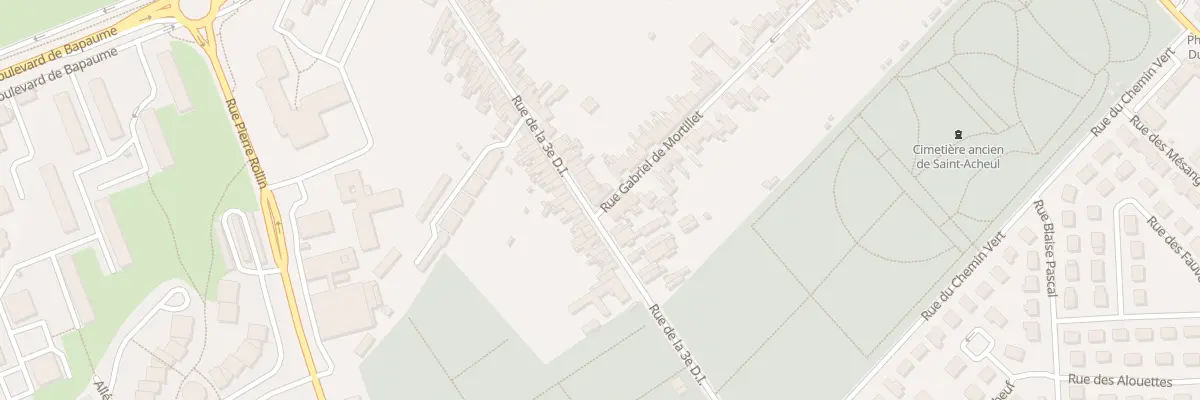 Plan du 61 Rue de la Troisieme D.I. à Amiens