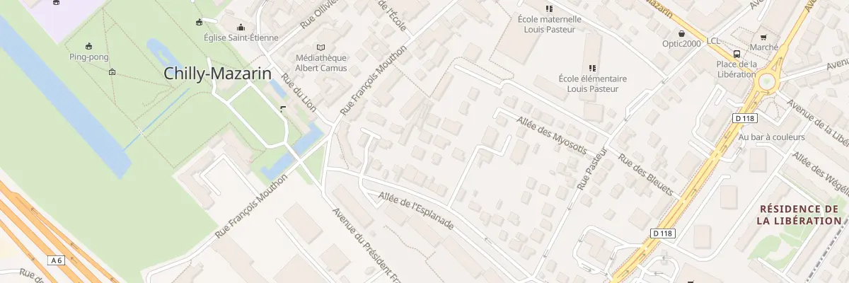 Plan du 5 Rue d’Effiat à Chilly-Mazarin