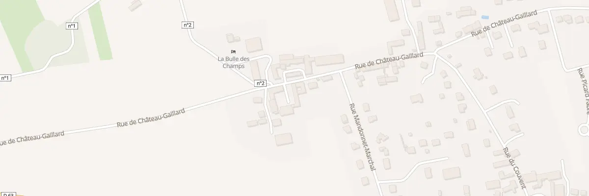 Plan du 2T Rue du Chat Gaillard à Champmotteux