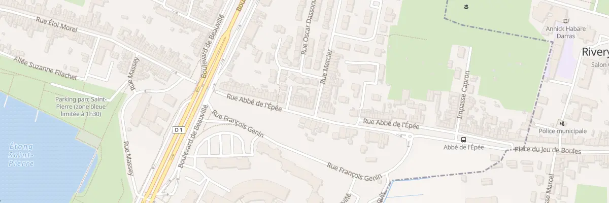 Plan du 53 Rue Abbé de l’Epée à Amiens
