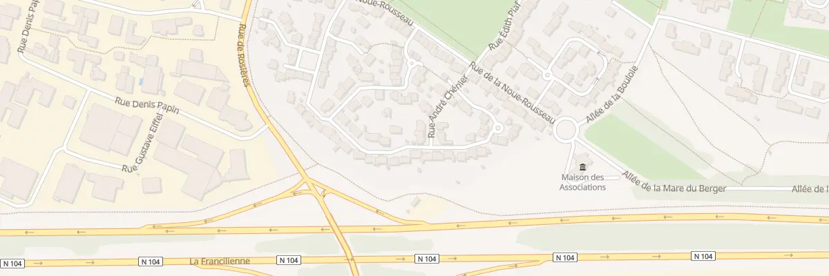 Plan du 7 Rue André Chénier à Saint-Michel-sur-Orge
