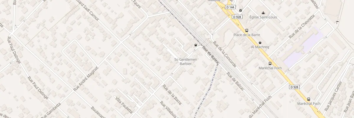 Plan du 55 Rue de la Barre à Enghien-les-Bains