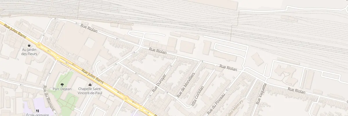 Plan du 126 Rue Riolan à Amiens