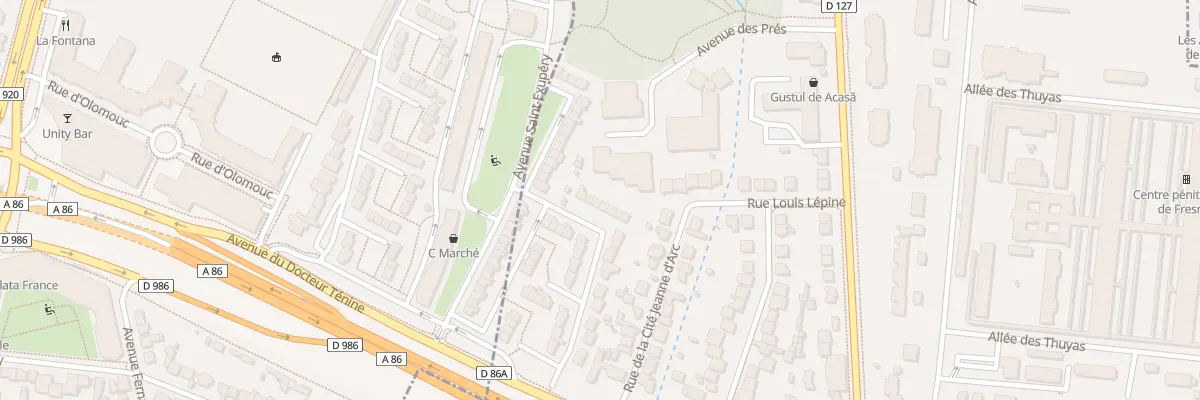 Plan du 28 Rue du Docteur Schweitzer à Fresnes