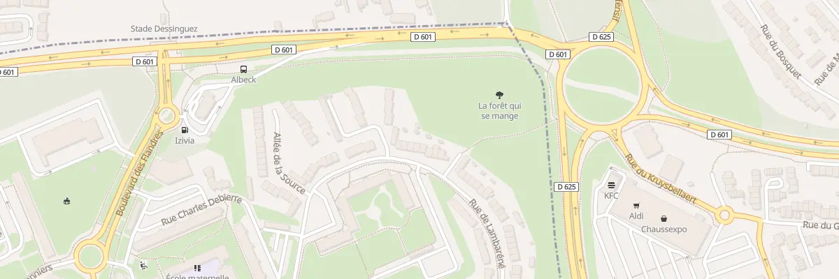 Plan du 29 Rue de Lambaréné à Grande-Synthe