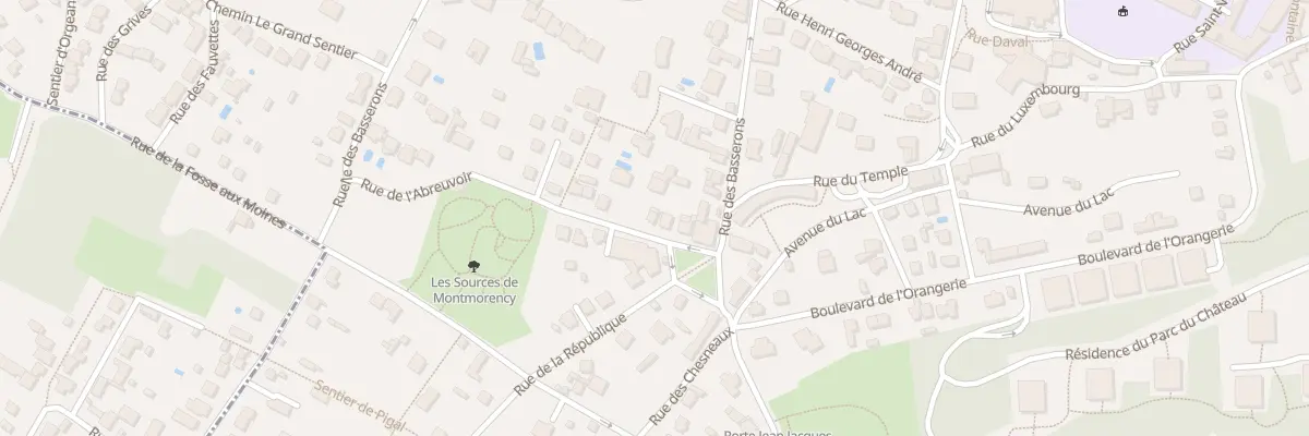 Plan du 2 Rue de l’Abreuvoir à Montmorency