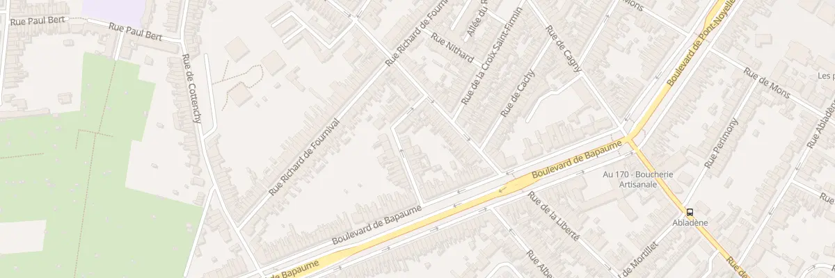Plan du 21 Rue Victor Commont à Amiens