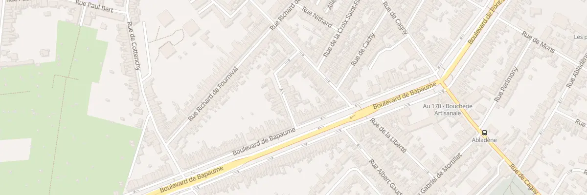 Plan du 27 Rue Victor Commont à Amiens