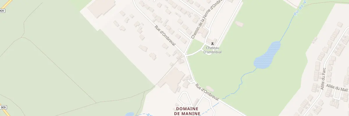 Plan du 91 Rue d’Ombreval à Domont