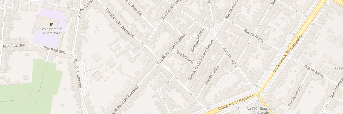 Plan du 41 Rue Richard de Fournival à Amiens