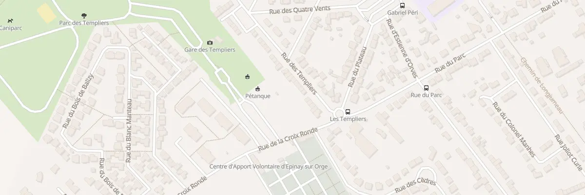 Plan du 13 Rue des Templiers à Épinay-sur-Orge