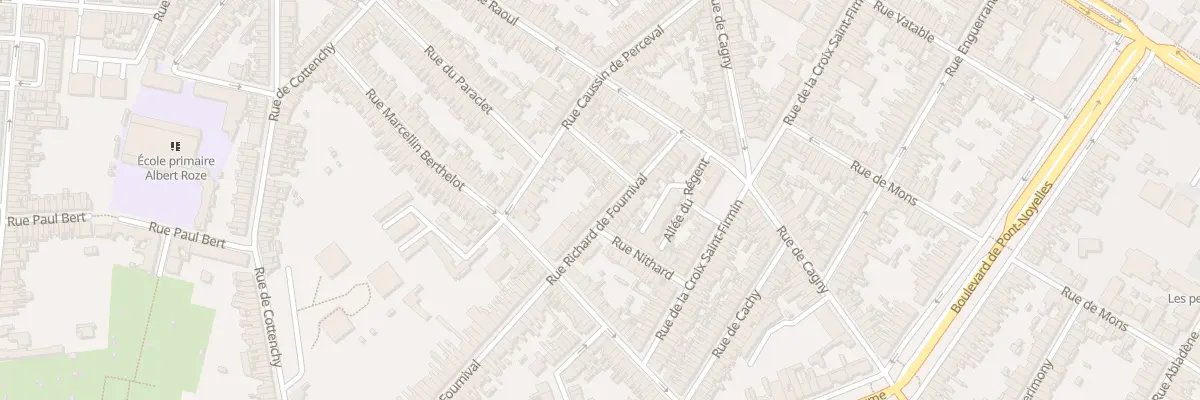 Plan du 22 Rue Richard de Fournival à Amiens