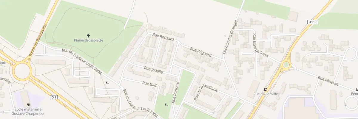 Plan du 28 Rue Ronsard à Amiens