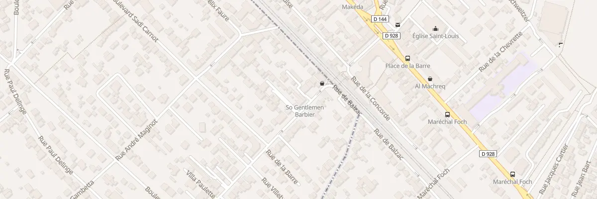 Plan du 59 Rue de la Barre à Enghien-les-Bains
