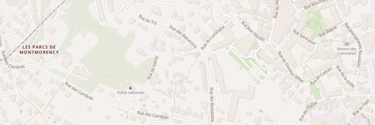 Plan du 18 Rue des Basserons à Montmorency