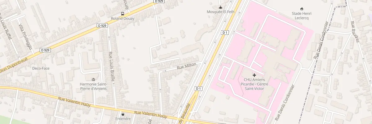 Plan du 69 Rue Milton à Amiens