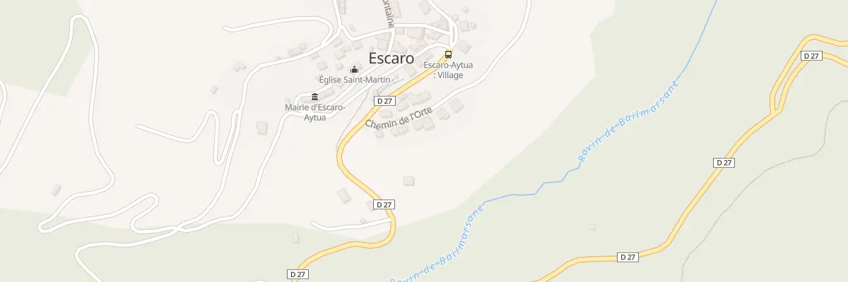 Plan du 5001 Orte à Escaro