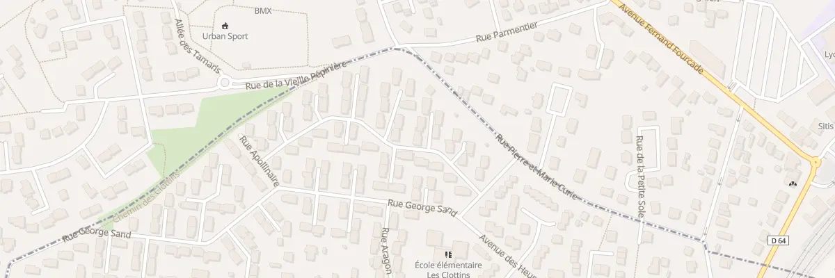 Plan du 1 Rue Guy de Maupassant à Baillet-en-France