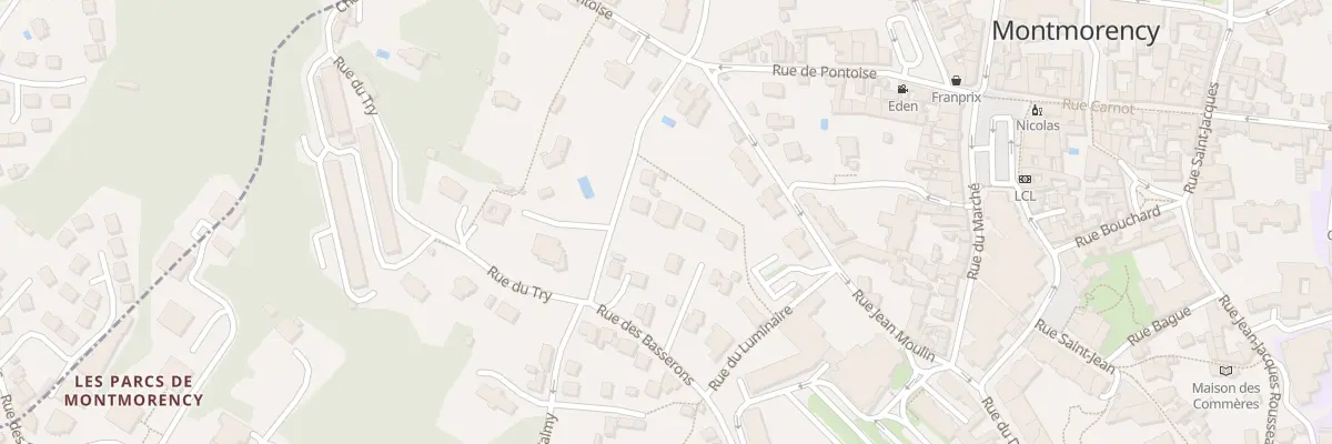 Plan du 7T Rue des Basserons à Montmorency