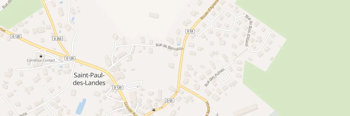 Plan du 9 Rte d’Ayrens à Saint-Paul-des-Landes