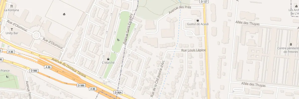 Plan du 24 Rue du Docteur Schweitzer à Fresnes
