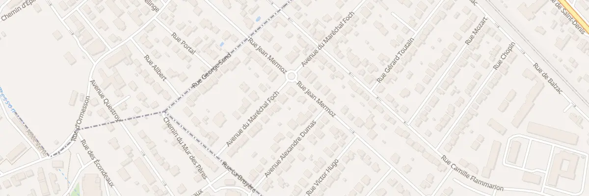Plan du 12 Rue Jean Mermoz à Deuil-la-Barre