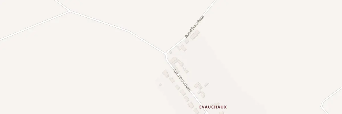 Plan du 5 Evauchaux à Beauvoir