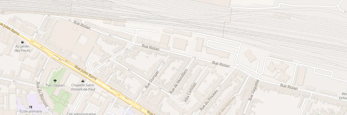 Plan du 130 Rue Riolan à Amiens