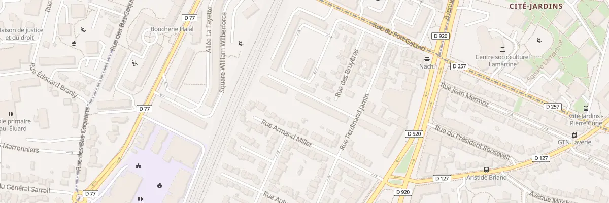 Plan du 24 Rue Ferdinand Jamin à Bourg-la-Reine