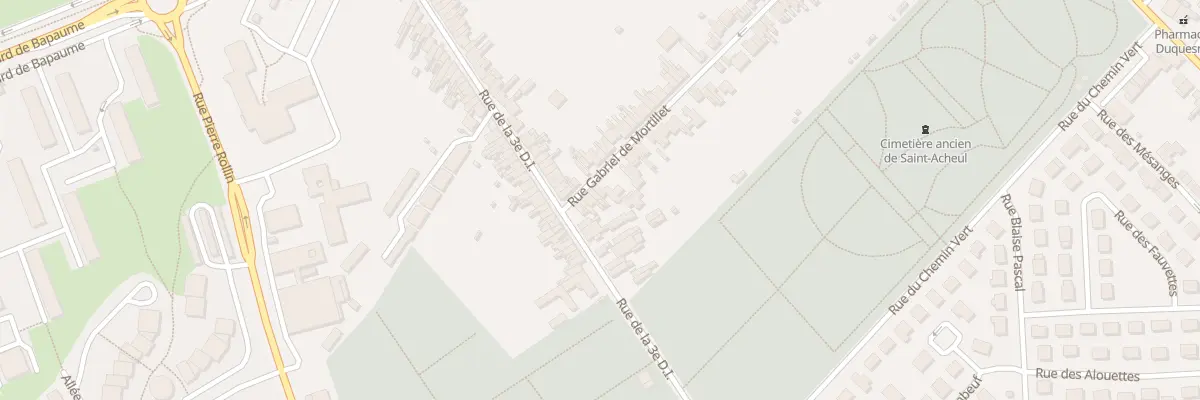 Plan du 149 Rue Gabriel de Mortillet à Amiens