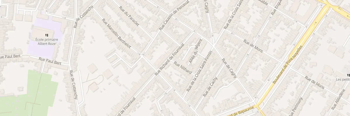 Plan du 35 Rue Richard de Fournival à Amiens