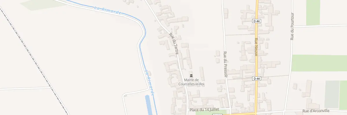 Plan du 15 Rue du Tertre à Courcelles-le-Roi